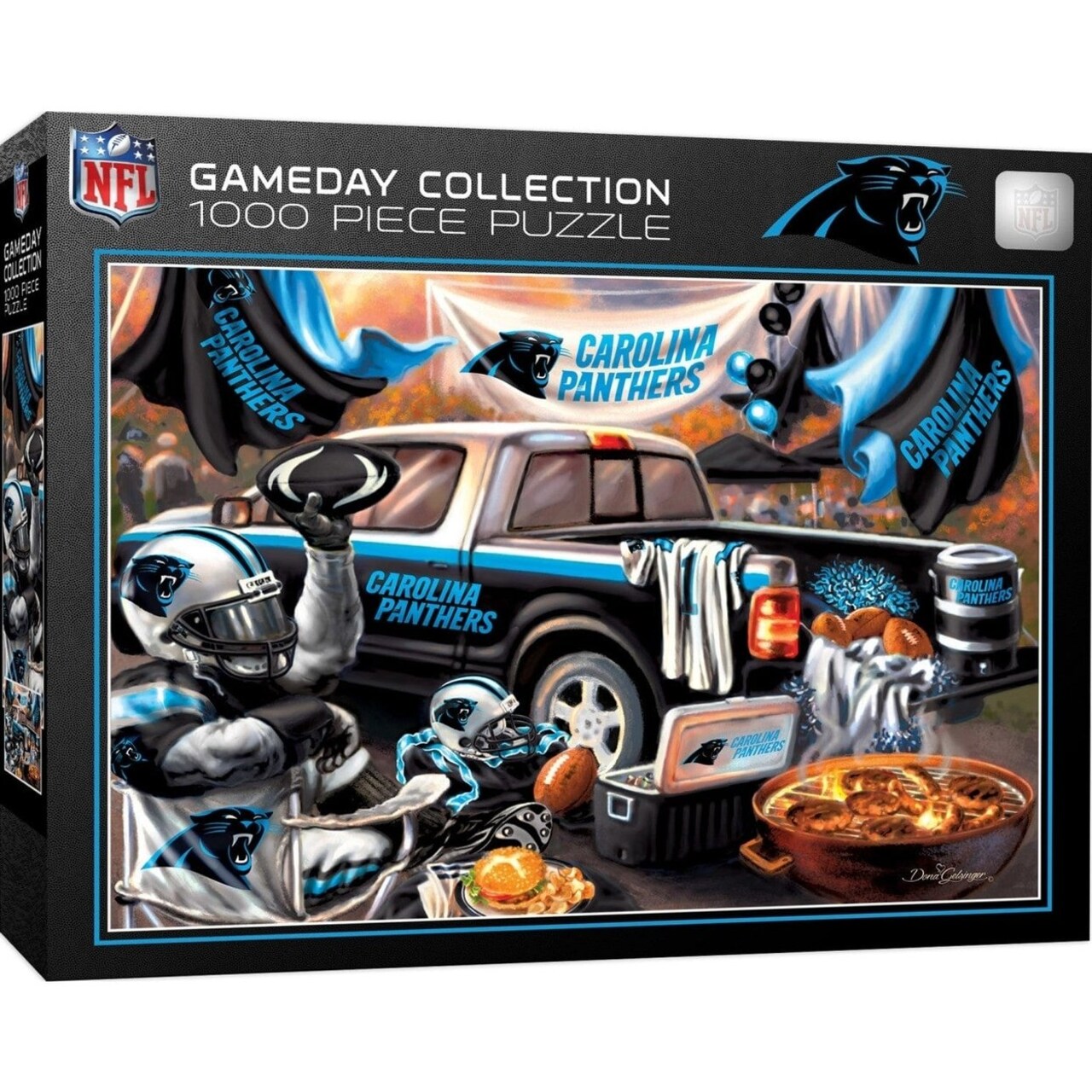 Carolina Panthers 1000 Piece Jigsaw Puzzle Eco-Friendly 19.25 X 26.75 Inches